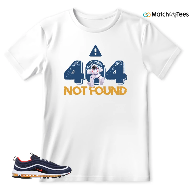 NIKE AIR MAX 97 MIDNIGHT NAVY HABANERO RED SNEAKER Matching Tees t-shirt