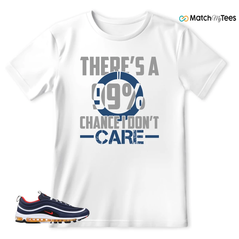 NIKE AIR MAX 97 MIDNIGHT NAVY HABANERO RED SNEAKER Matching Tees t-shirt