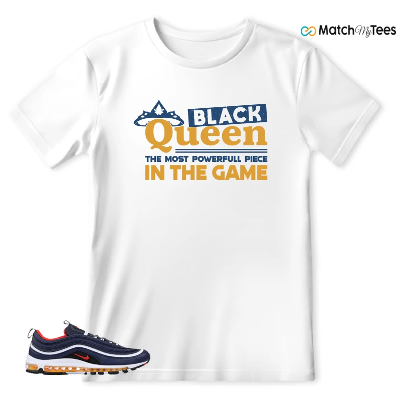 NIKE AIR MAX 97 MIDNIGHT NAVY HABANERO RED SNEAKER Matching Tees t-shirt