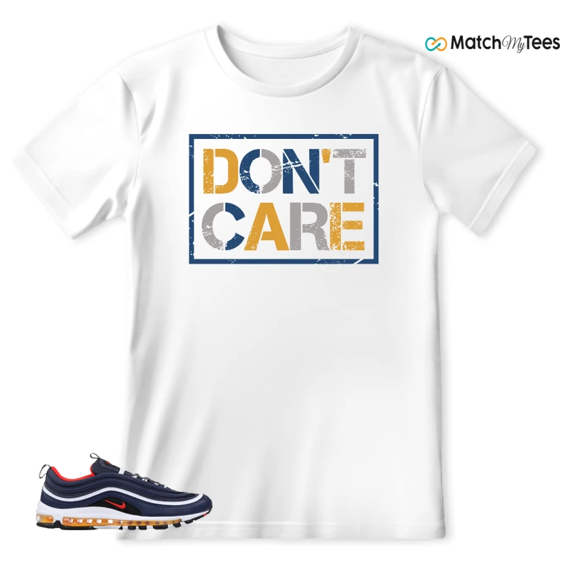 NIKE AIR MAX 97 MIDNIGHT NAVY HABANERO RED SNEAKER Matching Tees t-shirt