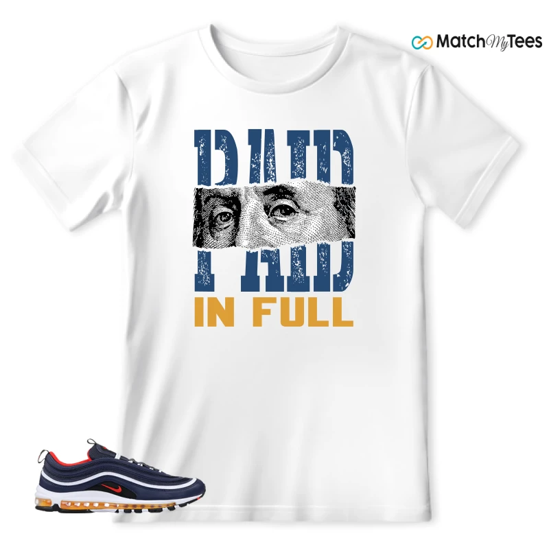 Paid In Full White matching T-shirt T-shirt
