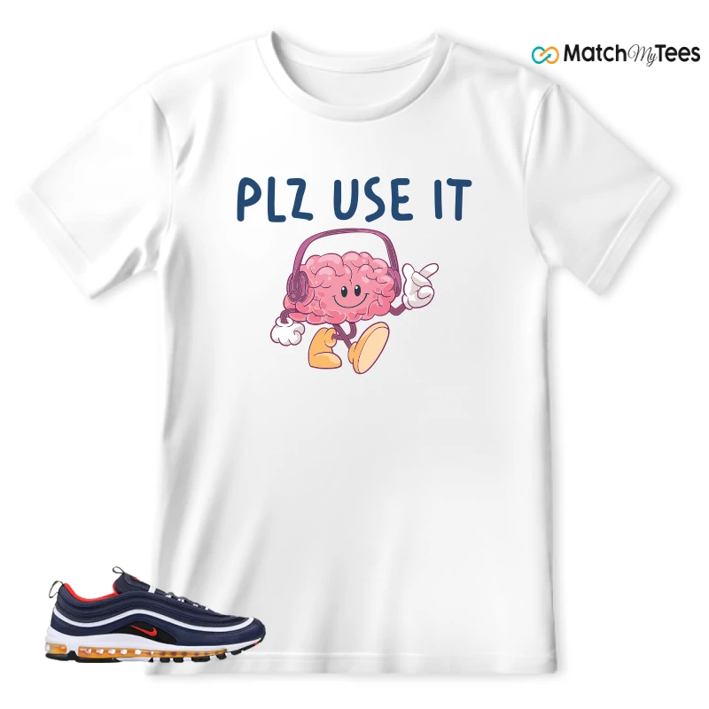 NIKE AIR MAX 97 MIDNIGHT NAVY HABANERO RED SNEAKER Matching Tees t-shirt