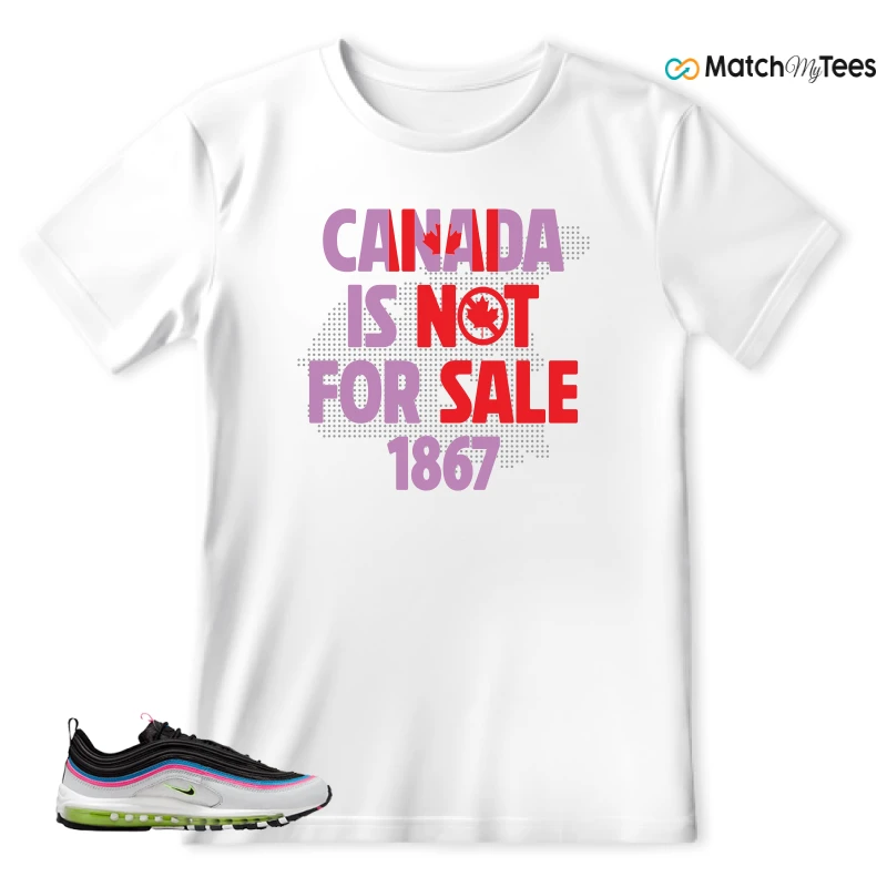 NIKE AIR MAX 97 NEON BLACK WHITE SNEAKER Matching Tees t-shirt