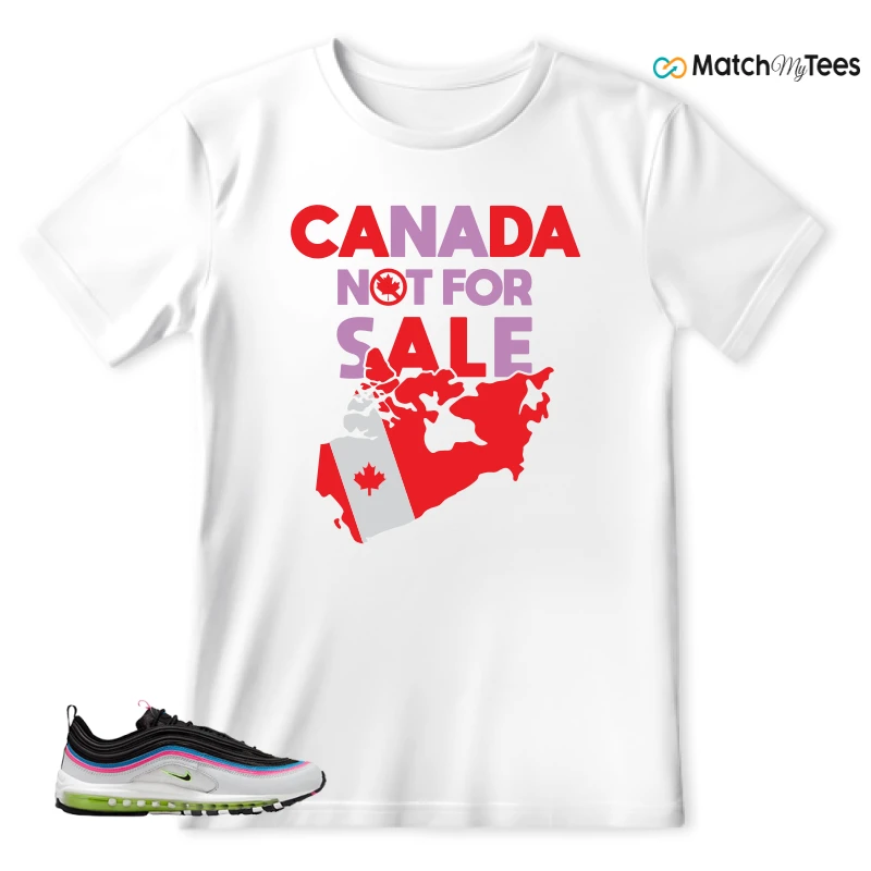 NIKE AIR MAX 97 NEON BLACK WHITE SNEAKER Matching Tees t-shirt