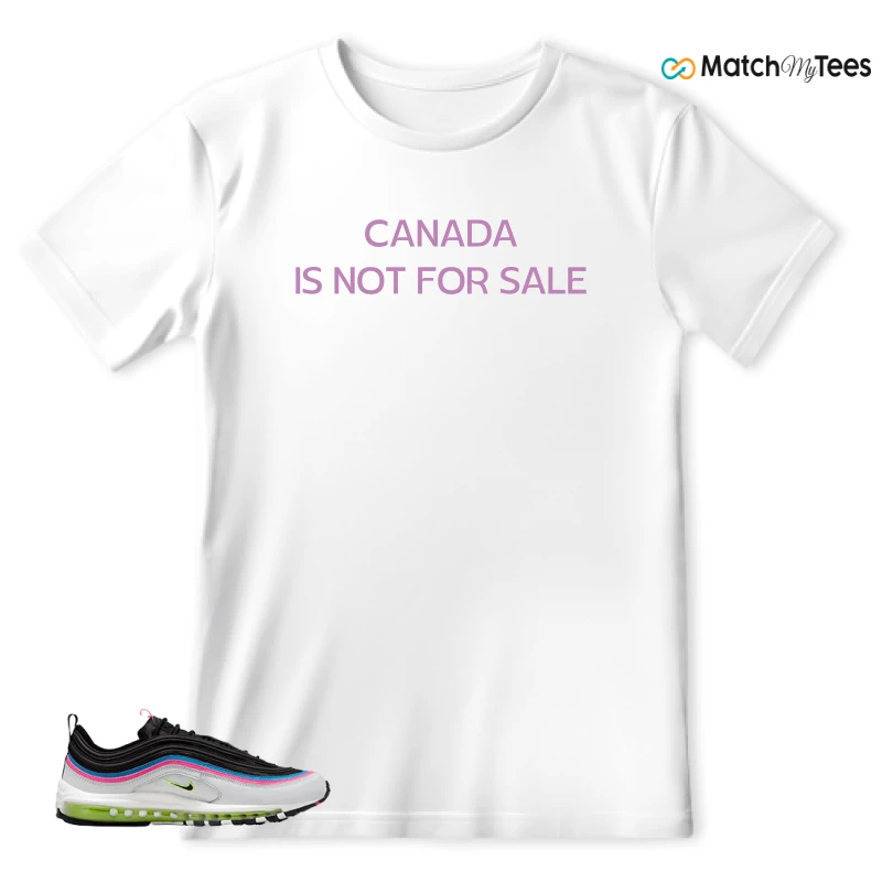 NIKE AIR MAX 97 NEON BLACK WHITE SNEAKER Matching Tees t-shirt