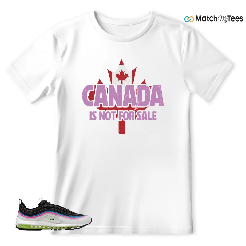 NIKE AIR MAX 97 NEON BLACK WHITE SNEAKER Matching Tees t-shirt