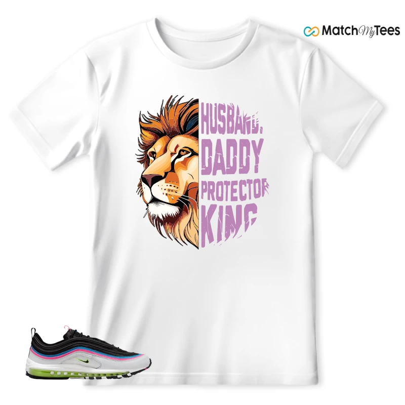 NIKE AIR MAX 97 NEON BLACK WHITE SNEAKER Matching Tees t-shirt