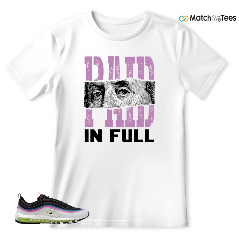 Paid In Full White matching T-shirt T-shirt