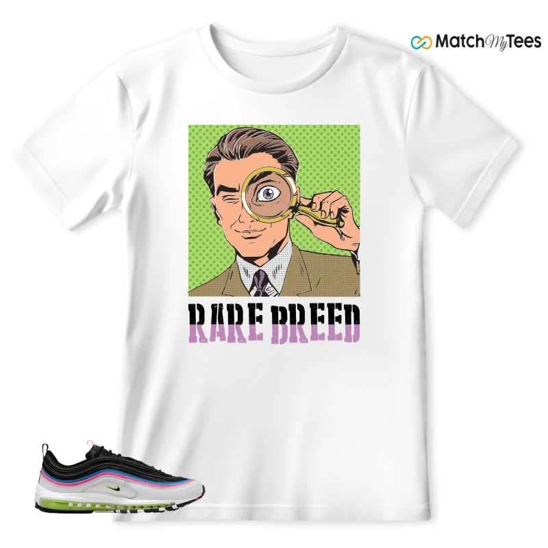 NIKE AIR MAX 97 NEON BLACK WHITE SNEAKER Matching Tees t-shirt