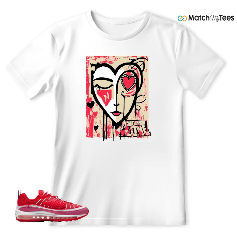 NIKE AIR MAX 98 VALENTINE’S DAY SNEAKER Matching Tees t-shirt