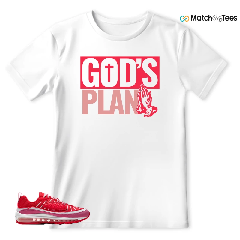 God's Plan White matching T-shirt T-shirt