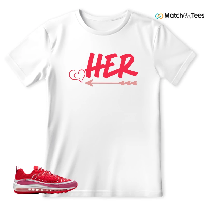 NIKE AIR MAX 98 VALENTINE’S DAY SNEAKER Matching Tees t-shirt