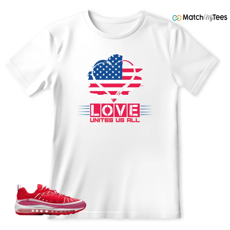 NIKE AIR MAX 98 VALENTINE’S DAY SNEAKER Matching Tees t-shirt