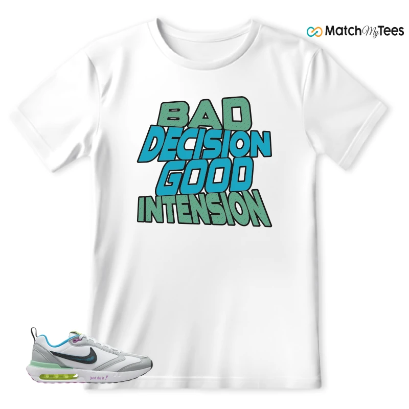 NIKE AIR MAX DAWN JUST DO IT! (GS) SNEAKER Matching Tees t-shirt