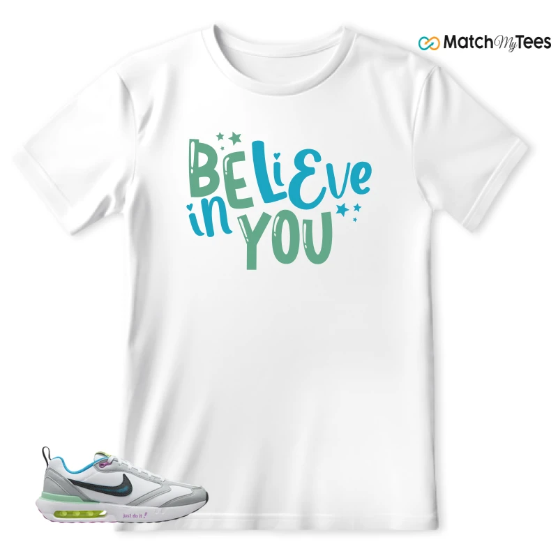 NIKE AIR MAX DAWN JUST DO IT! (GS) SNEAKER Matching Tees t-shirt