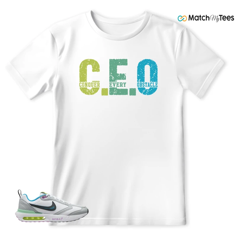 NIKE AIR MAX DAWN JUST DO IT! (GS) SNEAKER Matching Tees t-shirt