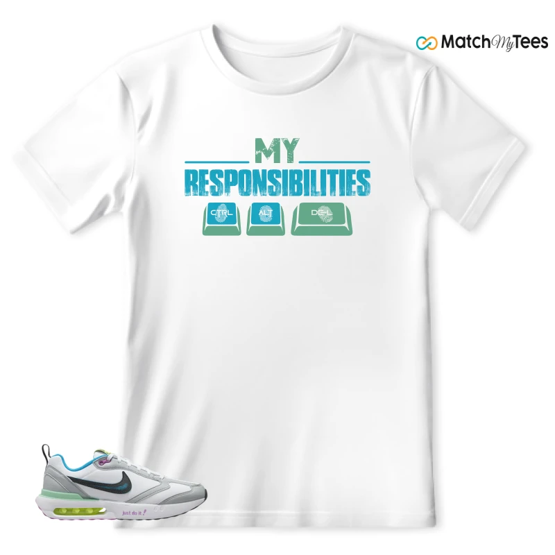 NIKE AIR MAX DAWN JUST DO IT! (GS) SNEAKER Matching Tees t-shirt