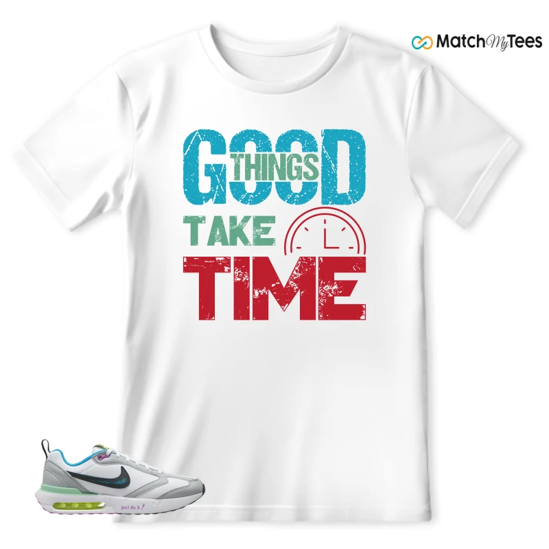 NIKE AIR MAX DAWN JUST DO IT! (GS) SNEAKER Matching Tees t-shirt