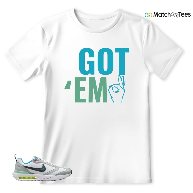 NIKE AIR MAX DAWN JUST DO IT! (GS) SNEAKER Matching Tees t-shirt