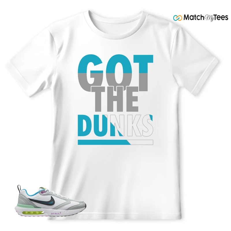NIKE AIR MAX DAWN JUST DO IT! (GS) SNEAKER Matching Tees t-shirt