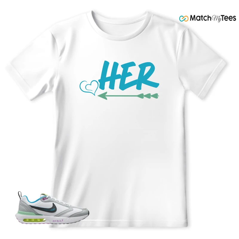 NIKE AIR MAX DAWN JUST DO IT! (GS) SNEAKER Matching Tees t-shirt