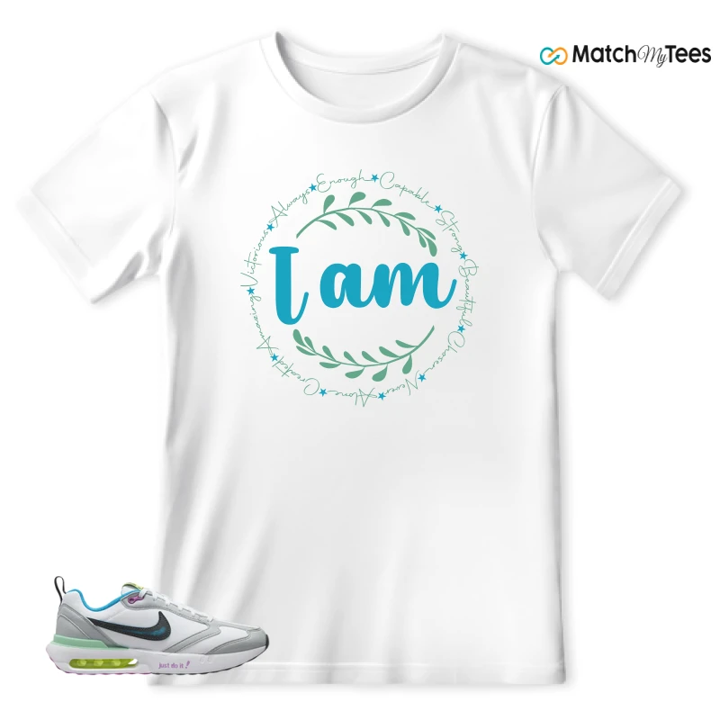 NIKE AIR MAX DAWN JUST DO IT! (GS) SNEAKER Matching Tees t-shirt