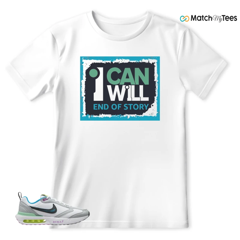 NIKE AIR MAX DAWN JUST DO IT! (GS) SNEAKER Matching Tees t-shirt