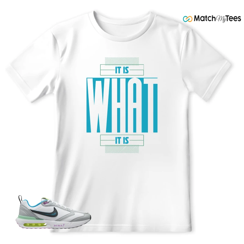 NIKE AIR MAX DAWN JUST DO IT! (GS) SNEAKER Matching Tees t-shirt