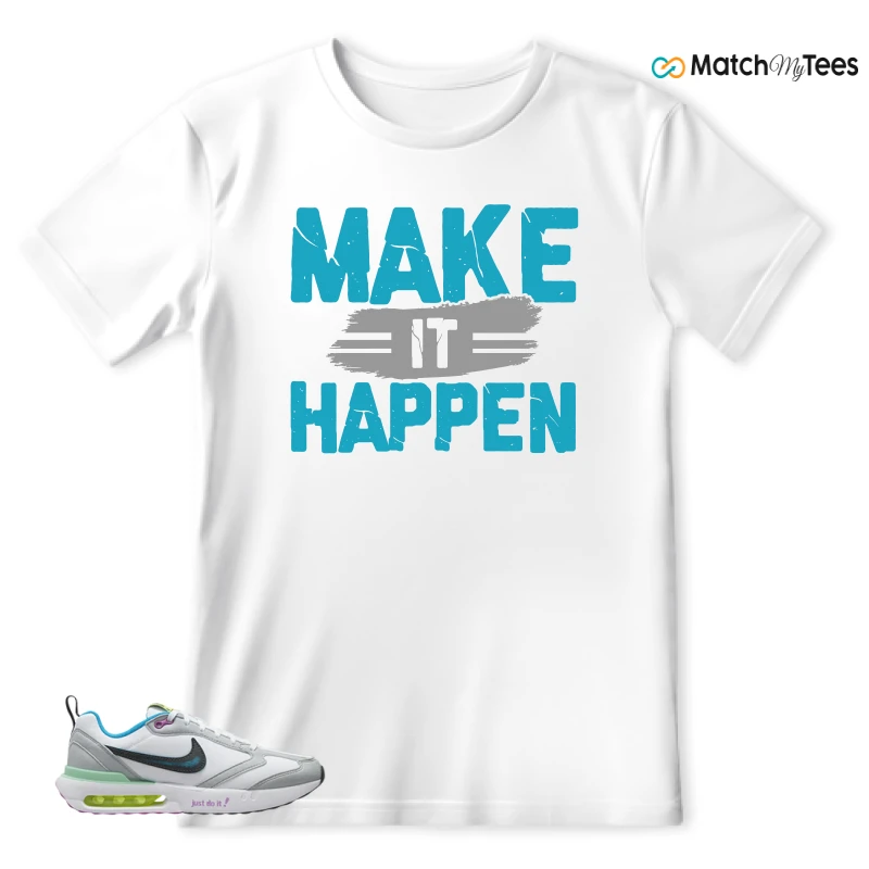 NIKE AIR MAX DAWN JUST DO IT! (GS) SNEAKER Matching Tees t-shirt