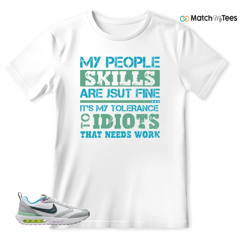 NIKE AIR MAX DAWN JUST DO IT! (GS) SNEAKER Matching Tees t-shirt