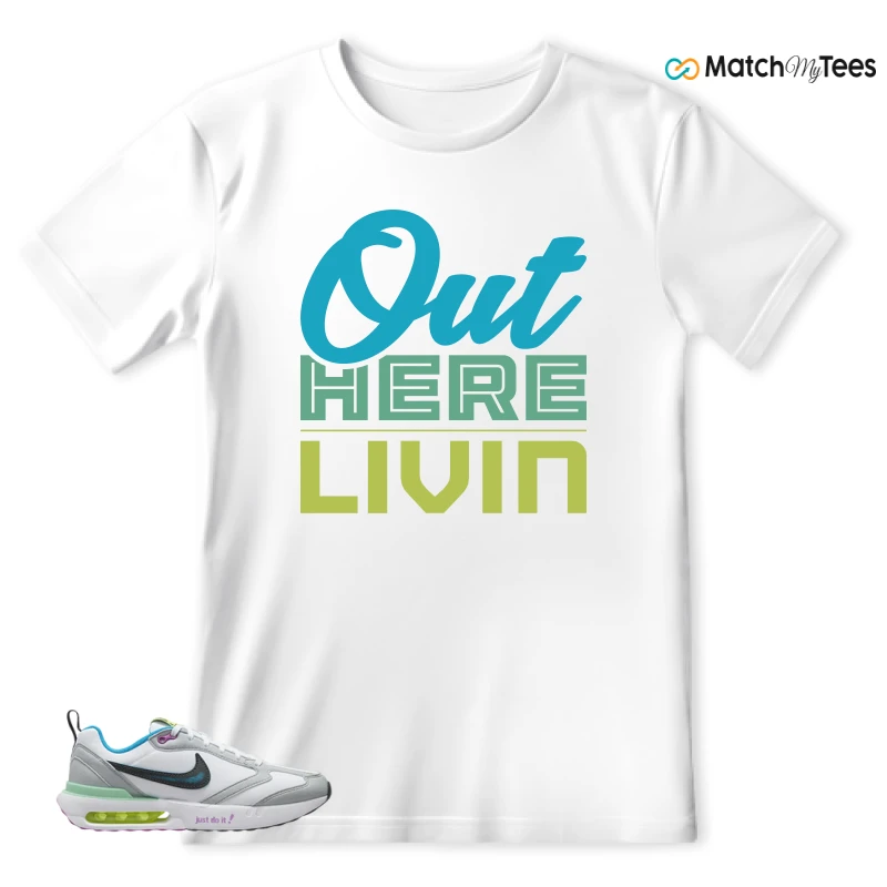 NIKE AIR MAX DAWN JUST DO IT! (GS) SNEAKER Matching Tees t-shirt