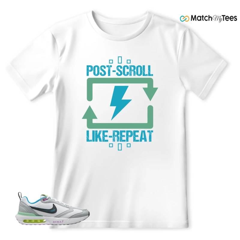NIKE AIR MAX DAWN JUST DO IT! (GS) SNEAKER Matching Tees t-shirt