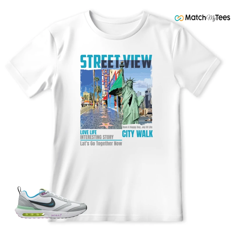 NIKE AIR MAX DAWN JUST DO IT! (GS) SNEAKER Matching Tees t-shirt