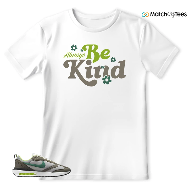 NIKE AIR MAX DAWN OLIVE GREY MALACHITE SNEAKER Matching Tees t-shirt