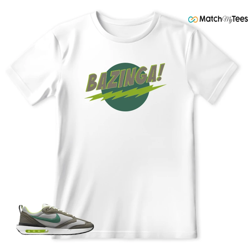 NIKE AIR MAX DAWN OLIVE GREY MALACHITE SNEAKER Matching Tees t-shirt