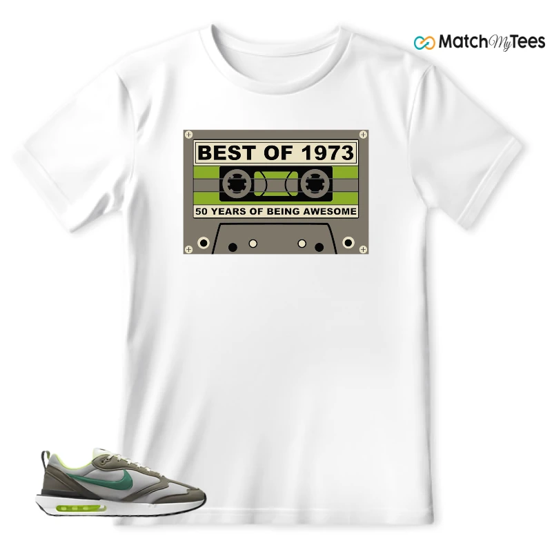 NIKE AIR MAX DAWN OLIVE GREY MALACHITE SNEAKER Matching Tees t-shirt