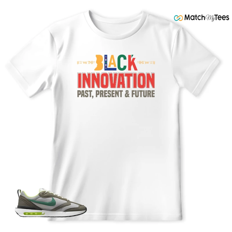 NIKE AIR MAX DAWN OLIVE GREY MALACHITE SNEAKER Matching Tees t-shirt