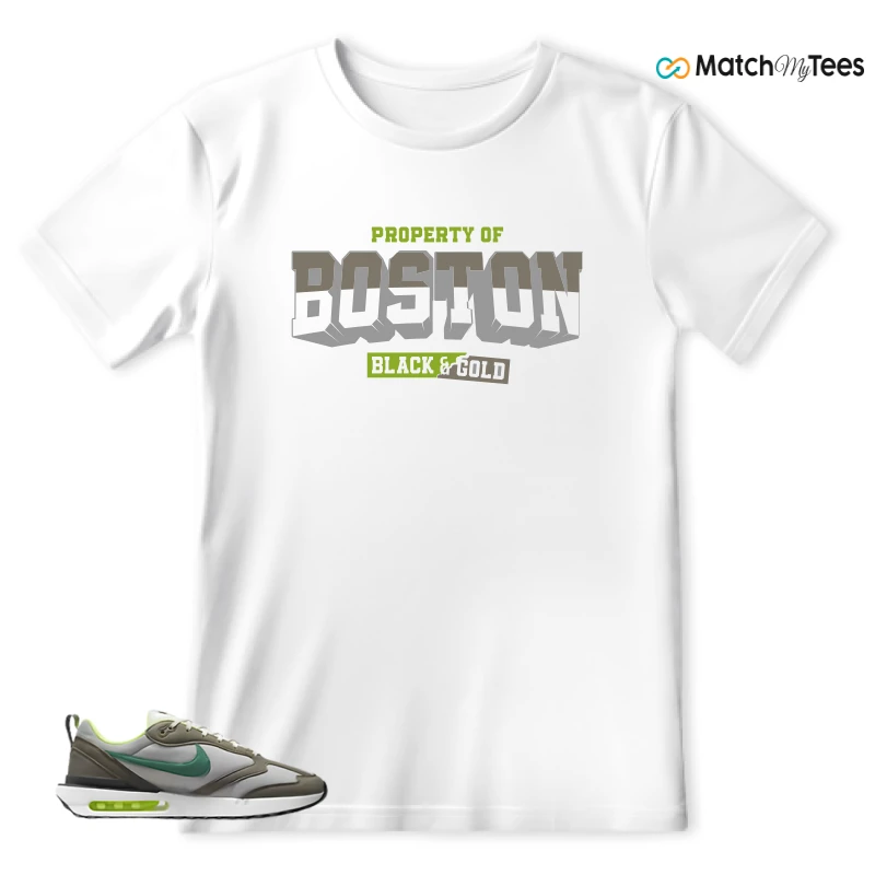 NIKE AIR MAX DAWN OLIVE GREY MALACHITE SNEAKER Matching Tees t-shirt