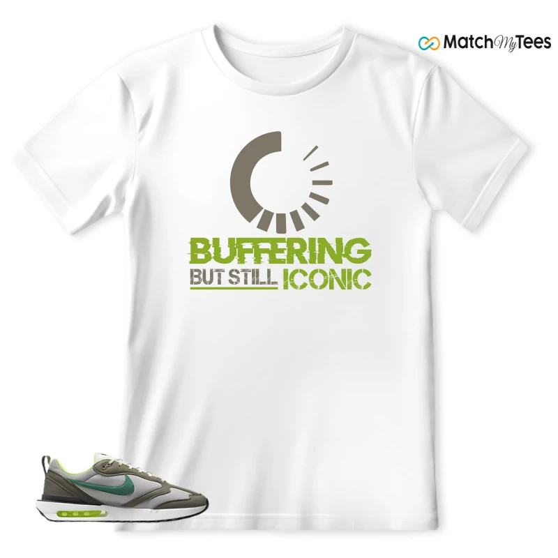 NIKE AIR MAX DAWN OLIVE GREY MALACHITE SNEAKER Matching Tees t-shirt