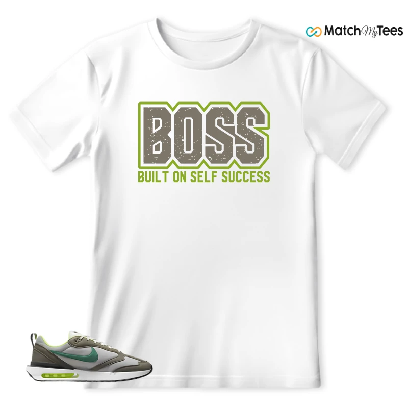 NIKE AIR MAX DAWN OLIVE GREY MALACHITE SNEAKER Matching Tees t-shirt
