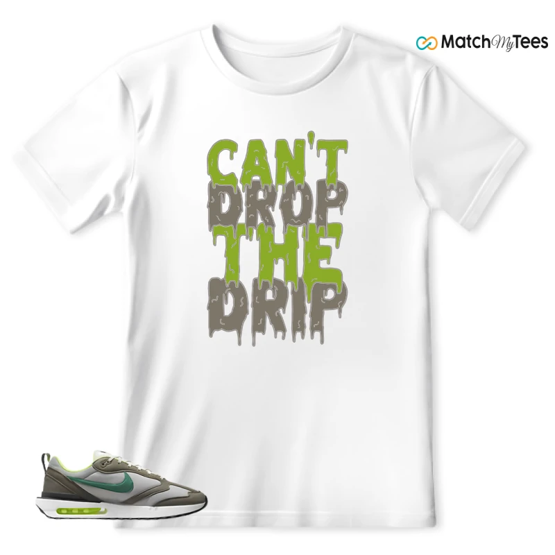 NIKE AIR MAX DAWN OLIVE GREY MALACHITE SNEAKER Matching Tees t-shirt