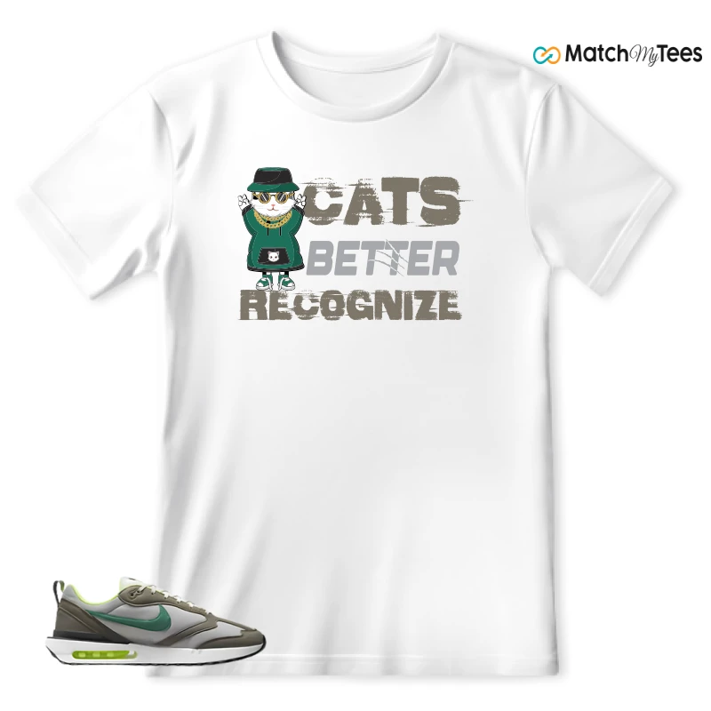 NIKE AIR MAX DAWN OLIVE GREY MALACHITE SNEAKER Matching Tees t-shirt