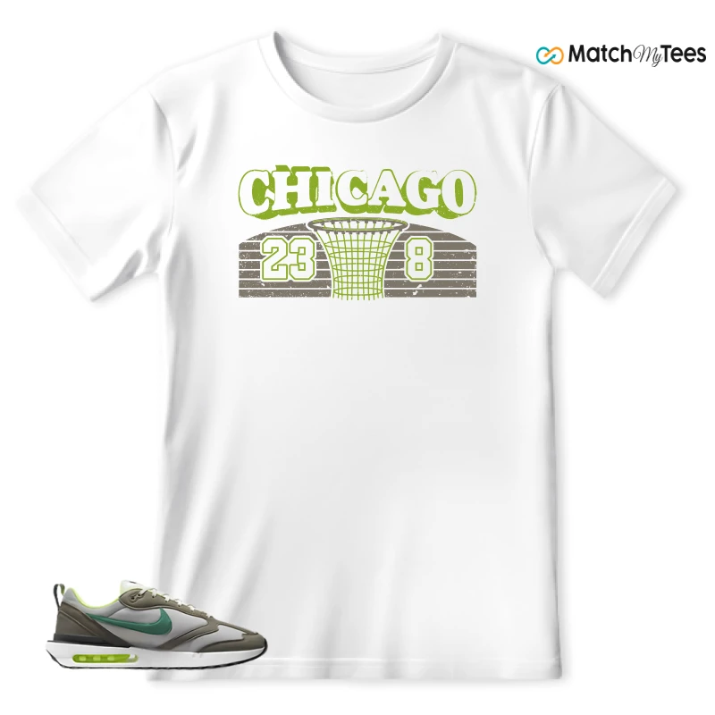 NIKE AIR MAX DAWN OLIVE GREY MALACHITE SNEAKER Matching Tees t-shirt