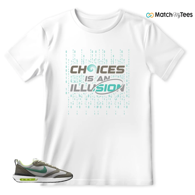 NIKE AIR MAX DAWN OLIVE GREY MALACHITE SNEAKER Matching Tees t-shirt