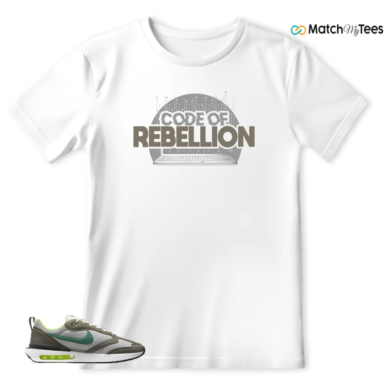 NIKE AIR MAX DAWN OLIVE GREY MALACHITE SNEAKER Matching Tees t-shirt