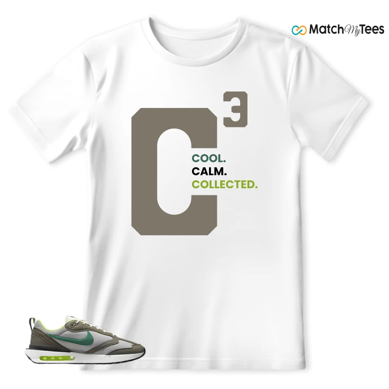 NIKE AIR MAX DAWN OLIVE GREY MALACHITE SNEAKER Matching Tees t-shirt