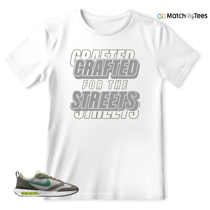 NIKE AIR MAX DAWN OLIVE GREY MALACHITE SNEAKER Matching Tees t-shirt