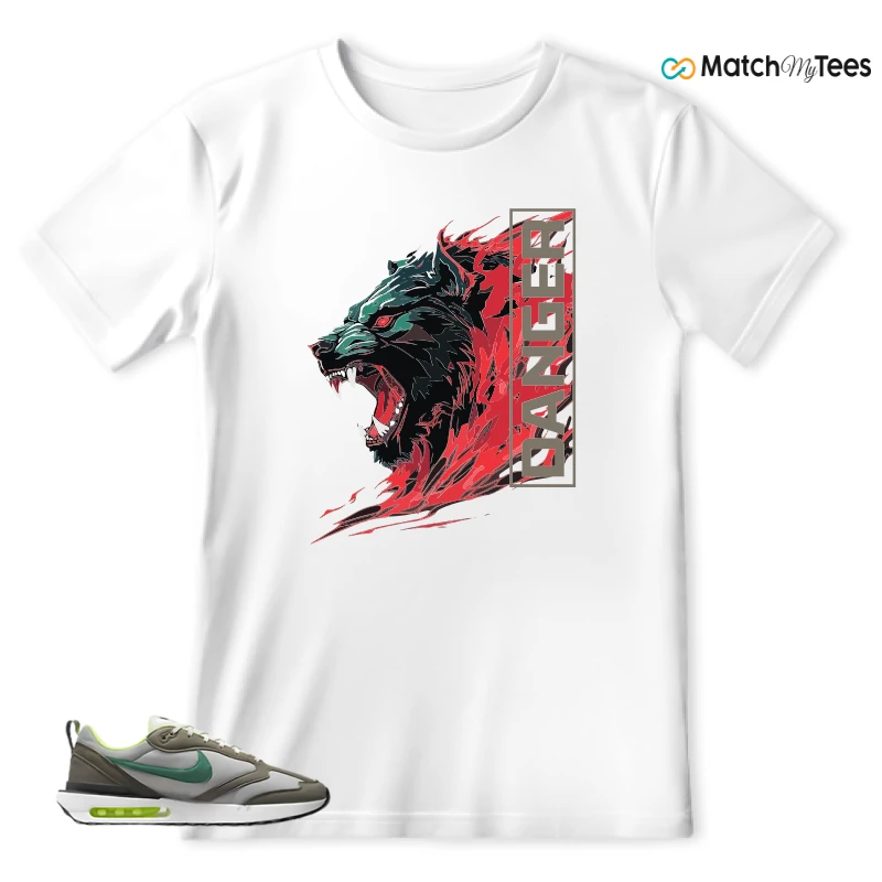 NIKE AIR MAX DAWN OLIVE GREY MALACHITE SNEAKER Matching Tees t-shirt