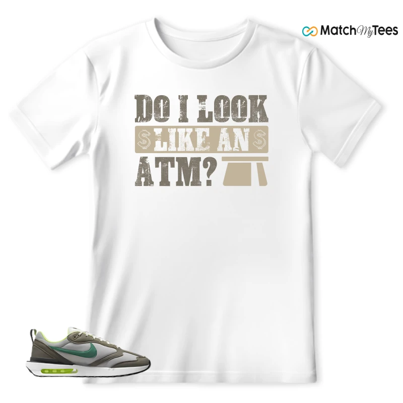 NIKE AIR MAX DAWN OLIVE GREY MALACHITE SNEAKER Matching Tees t-shirt