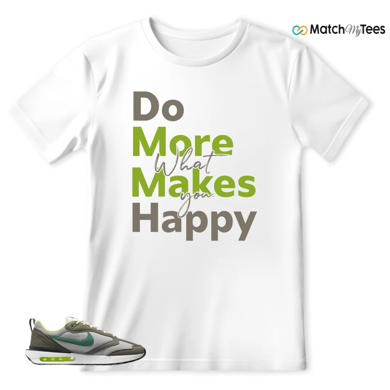 NIKE AIR MAX DAWN OLIVE GREY MALACHITE SNEAKER Matching Tees t-shirt